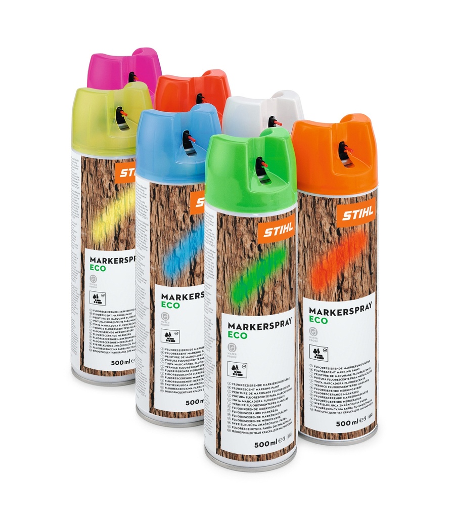 Stihl Toebehoren Markeerspray ECO, 500 ml, geel