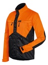 Jack, DYNAMIC, maat XL, antraciet/refl. oranje