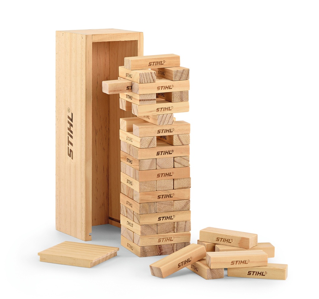 Stihl Fanartikelen Spel houten stapeltoren