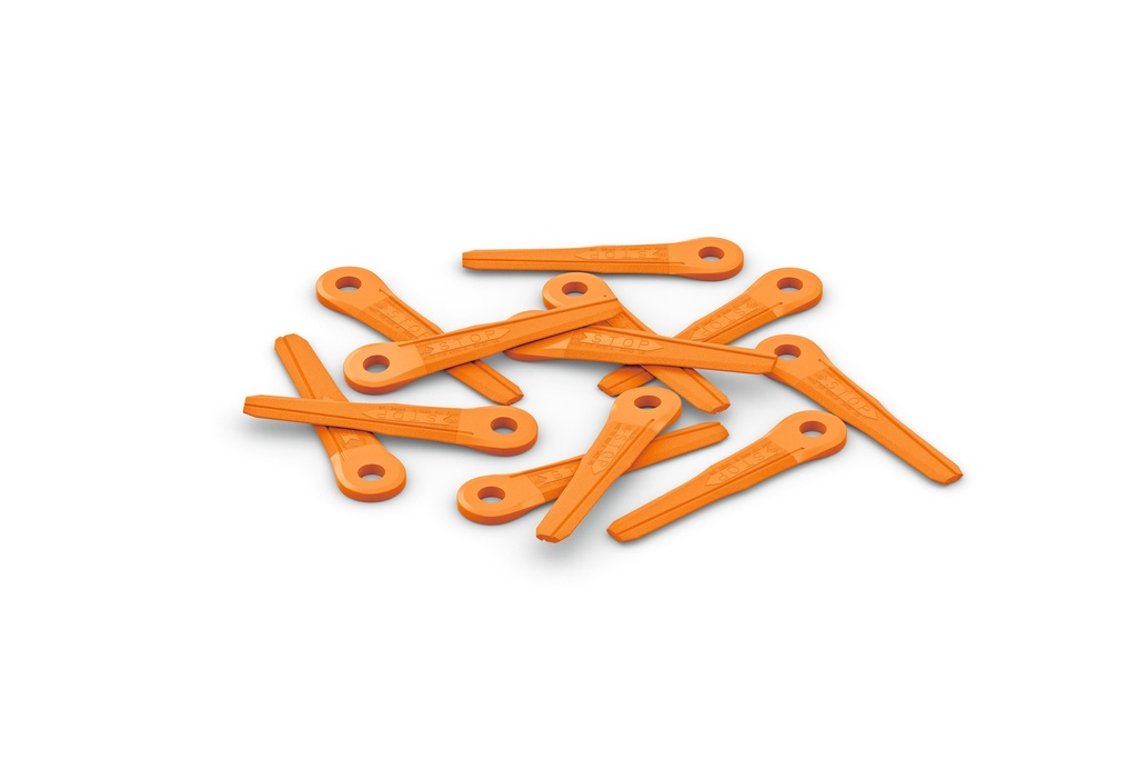 Stihl Bosmaaiers Set kunststofmessen, (twaalf stuks)