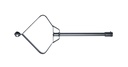 Plantgatboor, verkruimelaar, 870 mm