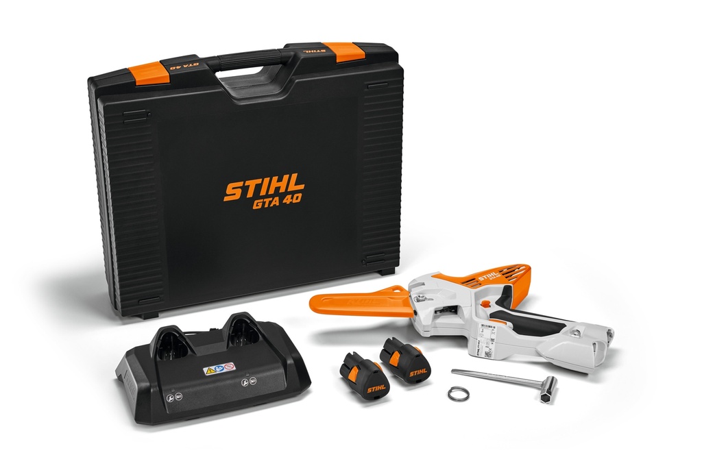 Stihl Kettingzagen GTA 40, met AS 2 accu en AL 5-2 lader