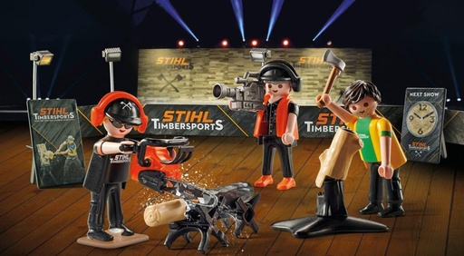 [0421 600 0137] Playmobil-set Timbersports Edition