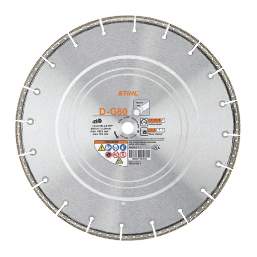 [0835 070 7002] Diamant-doorslijpschijf, Ø 300mm, D-G80